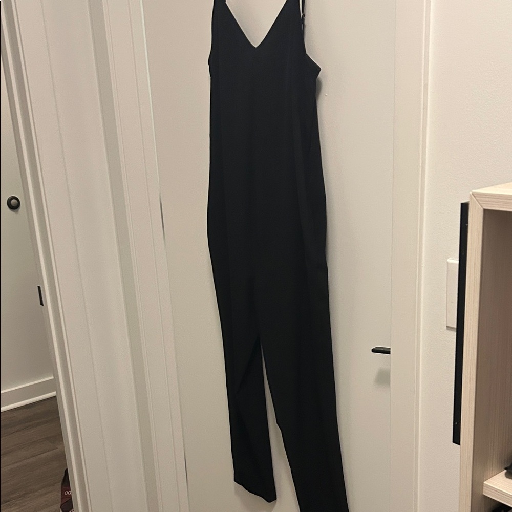 Hatch Black Sleeveless Jumpsuit
